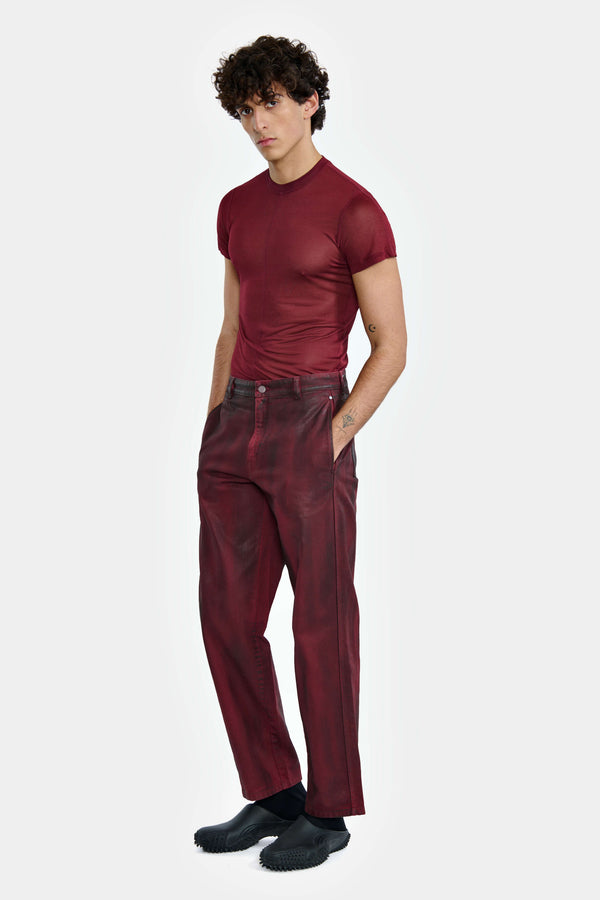 PANTALON DROIT EN DENIM
